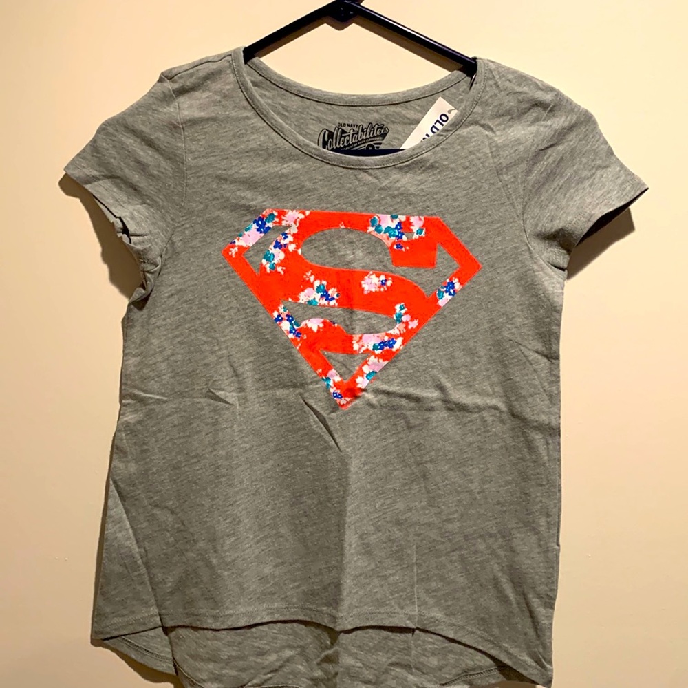 Old Navy girls Superman tee shirt